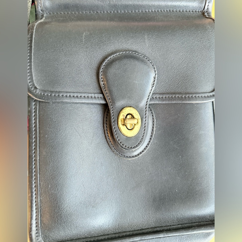 Vintage Coach Murphy Crossbody Bag Black 9930 - Picture 2 of 13